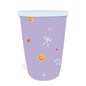 Smiley Faces & Coquette Bows Coffee Sleeve